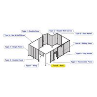 K1-1400-ZFA GUARDING POST 45 MM WIDE X 45 MM DEEP X 1400 MM TALL